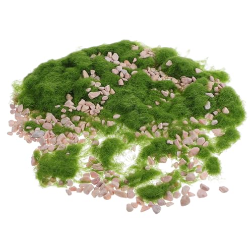 Housoutil 1 Set Kunstrasen Pulver Und Stein DIY Gefälschte Moos Matte Für DIY Modell Eisenbahn Zug Landschaft Diorama Landschaft Hellgrün Housoutil 1 Set Kunstrasen Pulver Und Stein DIY Gefälschte Moos Matte Für DIY Modell Eisenbahn Zug Landschaft Diorama Landschaft Hellgrün von Housoutil
