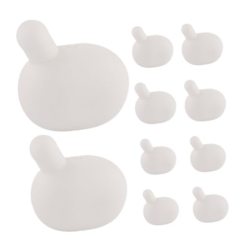 Housoutil 10 Stück Bubble Inner Core Ball Accessoires Innere Kugelstützen Einsteckkugeln Für Die Puppenherstellung Innenball des Quetschspielzeugs Squeeze-Puppe-einsatzball Weiß Kieselgel von Housoutil