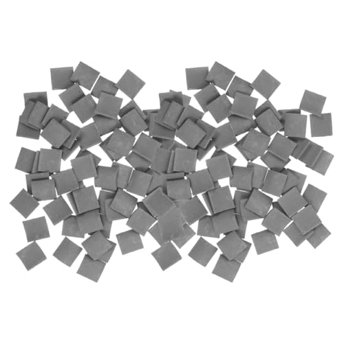 Housoutil 100 Stück DIY Layout Dachziegel Dekore Ton Micro Landschaft Dachziegel Mini Dachziegel Modelle Puppenhaus Ziegeldach Grau von Housoutil