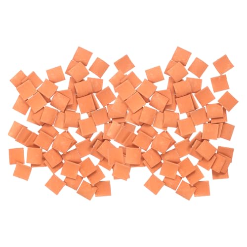 Housoutil 100 Stück Mikrolandschaftssimulationssteine Mini-Dachziegel Mini -Fliesen für Handwerk puppenhaus zubehör Modellbau ziegelsteine Puppenhauszubehör Dachziegel Stützen Ton Orange Housoutil 100 Stück Mikrolandschaftssimulationssteine Mini-Dachziegel Mini -Fliesen für Handwerk puppenhaus zubehör Modellbau ziegelsteine Puppenhauszubehör Dachziegel Stützen Ton Orange von Housoutil