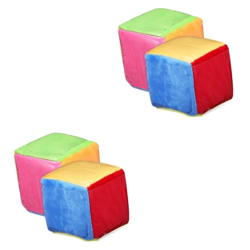 Housoutil 2 Sätze Plüschtier Brettspiele Würfel Würfelspiel Spiel Würfel Story Cubes -Spiel Geschichtenwürfel Für Lernwürfel Taschenstoffe Lernen Kunststofffolie 2 Stücke * 2 von Housoutil