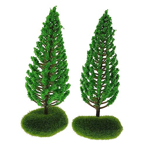 Housoutil 2 Stück Baummodell Kiefer Verschiedene Simulations-miniaturbäume Bäume Für Projekte Baumbaumodell Mini-modellbäume Miniatur-modellbäume Sortiert Kleine Bäume Botanisch Plastik von Housoutil