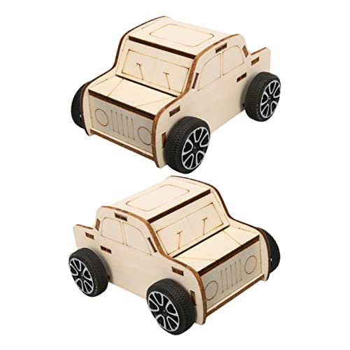 Housoutil 2 Stück DIY Holzfahrzeug Modell Bastelspielzeug für Handgemachtes Auto zum Zusammenbauen Lernspielzeug für Wissenschaftsprojekte und Kreative Aktivitäten Housoutil 2 Stück DIY Holzfahrzeug Modell Bastelspielzeug für Handgemachtes Auto zum Zusammenbauen Lernspielzeug für Wissenschaftsprojekte und Kreative Aktivitäten von Housoutil