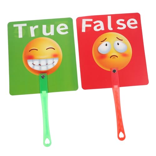 Housoutil 2 Stück Frühe Bildung erhöht die Handkarte Schulwahlpaddel Stimmversorgung Auktion Antwort Paddel Lehrer-Abstimmungspaddel tragbares Wahlpaddel Antworttafel Plastik Housoutil 2 Stück Frühe Bildung erhöht die Handkarte Schulwahlpaddel Stimmversorgung Auktion Antwort Paddel Lehrer-Abstimmungspaddel tragbares Wahlpaddel Antworttafel Plastik von Housoutil