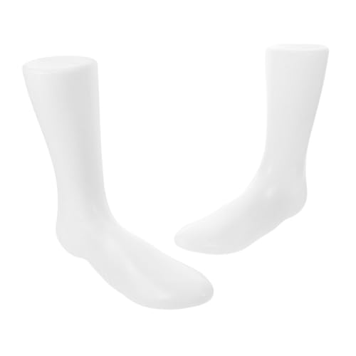 Housoutil 2 Stück Fußform-Schuhspanner Sockendisplay Sockenständer Mannequin-füße Sockenhalter-Display Schuhe Socken Ausstellungsstand Mannequin-fuß Socken-Display-fuß Plastik Weiß Housoutil 2 Stück Fußform-Schuhspanner Sockendisplay Sockenständer Mannequin-füße Sockenhalter-Display Schuhe Socken Ausstellungsstand Mannequin-fuß Socken-Display-fuß Plastik Weiß von Housoutil