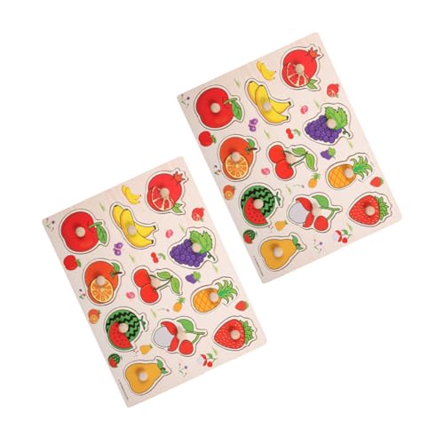 Housoutil 2 Stück Hölzerfrucht- Und Gemüse -puzzlespielzeug Apfel-Puzzle Montessori-rätsel Gemüse-Puzzle- Holzpuzzle Für Lernspielzeug Aus Holz Steckbrett Für Holz Housoutil 2 Stück Hölzerfrucht- Und Gemüse -puzzlespielzeug Apfel-Puzzle Montessori-rätsel Gemüse-Puzzle- Holzpuzzle Für Lernspielzeug Aus Holz Steckbrett Für Holz von Housoutil