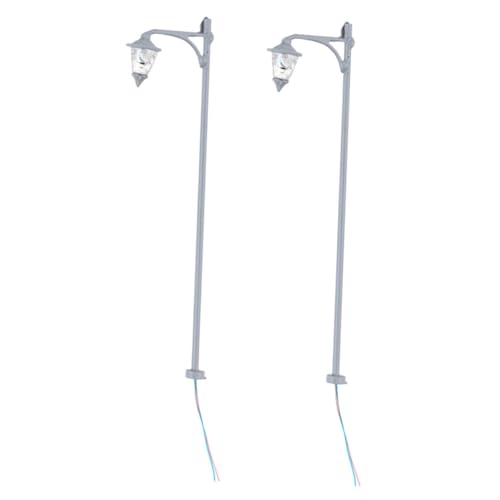 Housoutil 2 Stück Modell Gartenleuchte für Gebäude Tisch Bausätze Bausatz winzige Lichter Modelleisenbahnlampe Mini-Straßenlaterne Lampe Miniatur Lampenmodelle Abs Housoutil 2 Stück Modell Gartenleuchte für Gebäude Tisch Bausätze Bausatz winzige Lichter Modelleisenbahnlampe Mini-Straßenlaterne Lampe Miniatur Lampenmodelle Abs von Housoutil