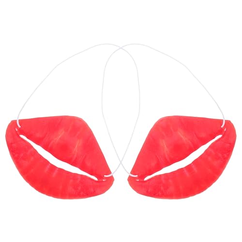 Housoutil 2 Stück Wurstmund Lustige Rote Lippen Scherz-Requisiten Für Maskerade Cosplay Partyzubehör Housoutil 2 Stück Wurstmund Lustige Rote Lippen Scherz-Requisiten Für Maskerade Cosplay Partyzubehör von Housoutil