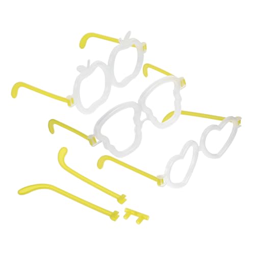 Housoutil 20 Sätze Teiliges DIY Glow Brillen Zubehör Glühbrillen Verbinder Ersatz Brillenstecker für Party Geburtstagsfeier Hochzeit Einfache Montage Wiederverwendbar Vielseitig für von Housoutil