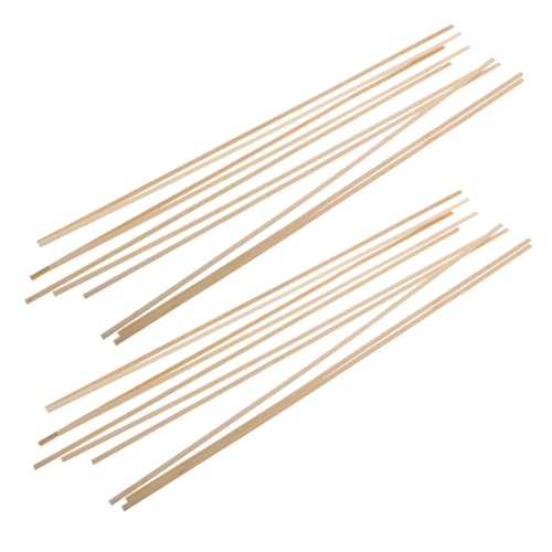Housoutil 20 Stück Teiliges Kite Support Sticks für Flache Bambus Dübel Einfach zu Montieren Vielseitig für DIY Kite BAU für Familienaktivitäten und Outdoor Spiel von Housoutil