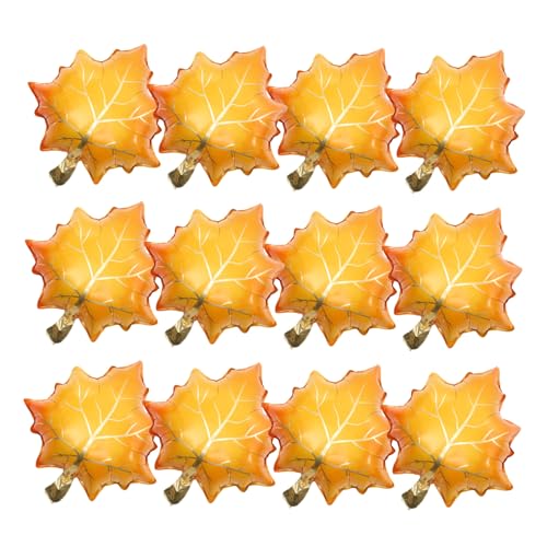 Housoutil 25 Stück Teiliges Aluminiumfolie Ballons in Ahornblattform Luftdicht und Robust für Herbstliche Thanksgiving Partydekoration Vielseitige Farboptionen Einfache Befüllung und Housoutil 25 Stück Teiliges Aluminiumfolie Ballons in Ahornblattform Luftdicht und Robust für Herbstliche Thanksgiving Partydekoration Vielseitige Farboptionen Einfache Befüllung und von Housoutil