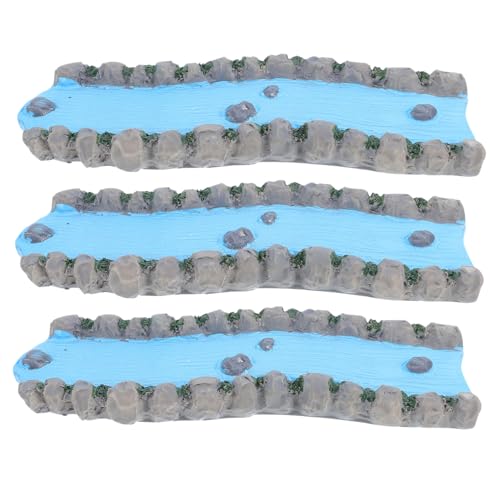 Housoutil 3 Stück Teiliges Resin Mikrofluss Detailreichen Miniatur Flusslauf Langlebige Landschaftsdekoration aus Stabilem Harz für Sandtisch und Psychologische Beratungsräume Housoutil 3 Stück Teiliges Resin Mikrofluss Detailreichen Miniatur Flusslauf Langlebige Landschaftsdekoration aus Stabilem Harz für Sandtisch und Psychologische Beratungsräume von Housoutil