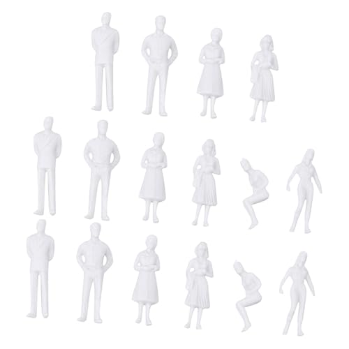 Housoutil 30Stücke Miniaturfiguren Weiße Konstruktionsfiguren Hochwertigem Für DIY Miniaturmodelle Und Baustellenmodell Szenen Für Projekte Housoutil 30Stücke Miniaturfiguren Weiße Konstruktionsfiguren Hochwertigem Für DIY Miniaturmodelle Und Baustellenmodell Szenen Für Projekte von Housoutil