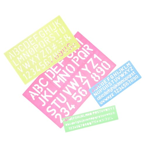 Housoutil 4 Stück Vorlage für Zahlenbuchstaben Brief Planke nummeriert Schreiben klein Buchstabennummer Schablone Buchstabenverfolgung Alphabet-Übungsbrett Alphabet-Tracing-Schablone Plastik Housoutil 4 Stück Vorlage für Zahlenbuchstaben Brief Planke nummeriert Schreiben klein Buchstabennummer Schablone Buchstabenverfolgung Alphabet-Übungsbrett Alphabet-Tracing-Schablone Plastik von Housoutil