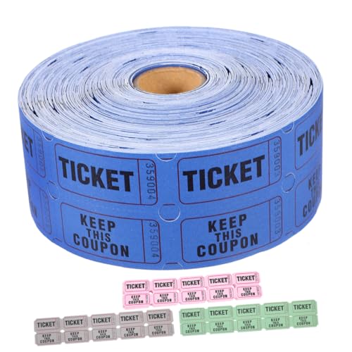 Housoutil 400 Stück Tombola Ticket Token Für Veranstaltungen Tickets Für Veranstaltungen Tickets Karnevalsspiele Tombolas Spendenaktionen Partyspiel Zubehör Partybedarf von Housoutil