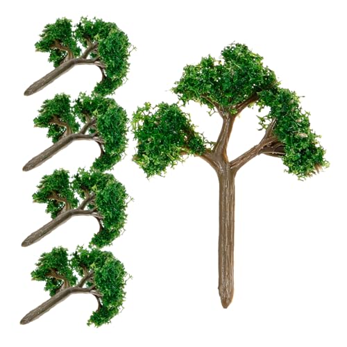 Housoutil 5 Stück Modellbaum Miniatur Gartendekor Miniatur Kunstbaum Spielzeugbäume Kleine Modell Miniaturbäume Baummodelle Realistischer Kunstbaum Diorama Kunstbäume Landschaft von Housoutil