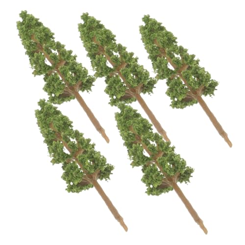 Housoutil 5 Stück Modellbaum Ornament Dekoration Miniaturen Weihnachten Sand Tisch Baum Modell Landschaft Mini Landschaft Bäume Modell Miniatur Bäume Mini Baum Modell Baum Gebäude Modell von Housoutil