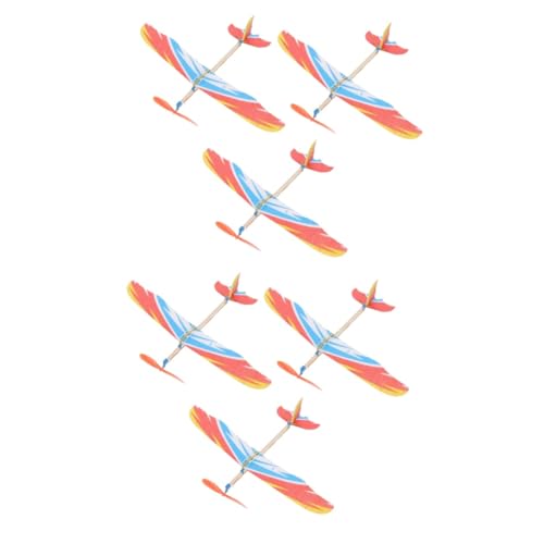 Housoutil 6 Stck Teiliges DIY Flugzeug Modell mit Elastischem Vogel Design Segelflugzeuge Leichtem Langlebigem Material Pädagogisches zur Logischen Denkens für Familie Housoutil 6 Stck Teiliges DIY Flugzeug Modell mit Elastischem Vogel Design Segelflugzeuge Leichtem Langlebigem Material Pädagogisches zur Logischen Denkens für Familie von Housoutil