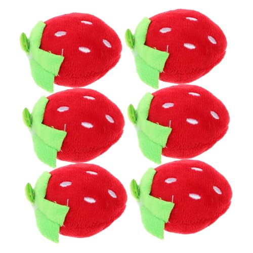 Housoutil 6 Stück Teiliges Mini Erdbeer Plüschspielzeug Weiche Gefüllte Erdbeere Kuscheltier für DIY Accessoires für Kindergeburtstage Weihnachten und Mehr Housoutil 6 Stück Teiliges Mini Erdbeer Plüschspielzeug Weiche Gefüllte Erdbeere Kuscheltier für DIY Accessoires für Kindergeburtstage Weihnachten und Mehr von Housoutil
