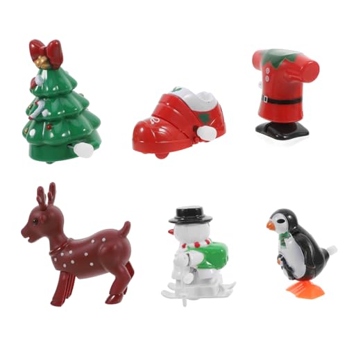 Housoutil 6 Stück Weihnachtliche Aufziehspielzeuge Schneemann Pinguin Weihnachtsstrümpfe Party und Belohnungen im Klassenzimmer Housoutil 6 Stück Weihnachtliche Aufziehspielzeuge Schneemann Pinguin Weihnachtsstrümpfe Party und Belohnungen im Klassenzimmer von Housoutil