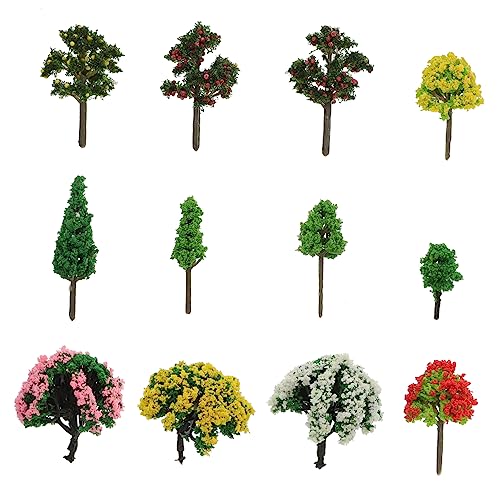 Housoutil 60 Stück Miniaturbaum Figuren Kunststoff Bäume für Architektur DIY Mikrolandschaft Dekoration Realistisches Design für Kreative Projekte und Sandtischtherapie Housoutil 60 Stück Miniaturbaum Figuren Kunststoff Bäume für Architektur DIY Mikrolandschaft Dekoration Realistisches Design für Kreative Projekte und Sandtischtherapie von Housoutil