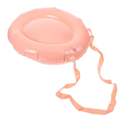 Housoutil Aufblasbare gefälschte Bauchspielzeuge stoßen Mutterschaft künstlich Plus groß Aufblasbarer schwangerschaftsbauch Cosplay schwangerer Bauch aufblasbarer Bauch schwanger PVC Rosa von Housoutil
