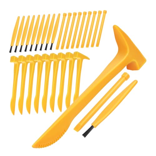 Housoutil Ausgrabungsset Teilig Ergonomisch Grabhammer Meißel Pinsel Archäologie Grabwerkzeug Kit Sicher Vielseitig Leicht für Kleine Housoutil Ausgrabungsset Teilig Ergonomisch Grabhammer Meißel Pinsel Archäologie Grabwerkzeug Kit Sicher Vielseitig Leicht für Kleine von Housoutil