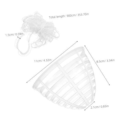 Housoutil Doll Skirt Display mit Elastischer Spitze Teiliges Puppen Rockhalter Organizer für Mini Puppenkleider Stabile Kunststoffstütze für Sammeldisplay von Housoutil