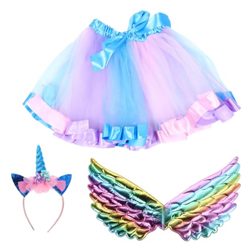 Housoutil Einhorn-Kostüm für Tutu-Kleid mit Flügeln und Stirnband für Verkleidungen, Fotografie, Halloween, Cosplay und bezaubernde Partys, langlebiges und bequemes Design Housoutil Einhorn-Kostüm für Tutu-Kleid mit Flügeln und Stirnband für Verkleidungen, Fotografie, Halloween, Cosplay und bezaubernde Partys, langlebiges und bequemes Design von Housoutil