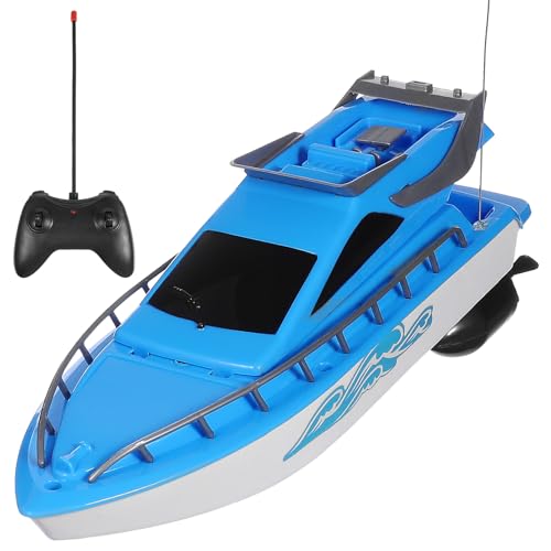 Housoutil Ferngesteuertes Boot 1 Satz Rc-Elektro-Schnellboot-Spielzeug Ferngesteuertes Poolboot-Spielzeug Funkgesteuertes Boot Housoutil Ferngesteuertes Boot 1 Satz Rc-Elektro-Schnellboot-Spielzeug Ferngesteuertes Poolboot-Spielzeug Funkgesteuertes Boot von Housoutil