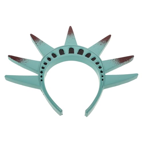 Housoutil Freiheitsstatue Stirnband, Lady Liberty Krone für Halloween Cosplay, Kostüm Haaraccessoire, Mehrfarbig, PU-Material, 29 x 25,5 cm Housoutil Freiheitsstatue Stirnband, Lady Liberty Krone für Halloween Cosplay, Kostüm Haaraccessoire, Mehrfarbig, PU-Material, 29 x 25,5 cm von Housoutil