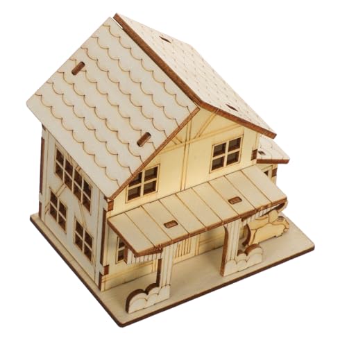 Housoutil Holzhaus DIY Bausatz mit Led-Beleuchtung Stabiles Holzvilla Modell Originelles Bastelset für Erwachsene und Fördert Feinmotorik und Denkvermögen als Wohnraumdekoration Housoutil Holzhaus DIY Bausatz mit Led-Beleuchtung Stabiles Holzvilla Modell Originelles Bastelset für Erwachsene und Fördert Feinmotorik und Denkvermögen als Wohnraumdekoration von Housoutil