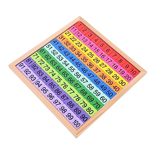 Housoutil Mathematik Aufklärung Lehrmittel Zahlen Puzzle Mathe Lernbrett Zählen Zahlen Brett Vorschulische Lernaktivitäten Zählblöcke Puzzlebrett Kind Holz von Housoutil