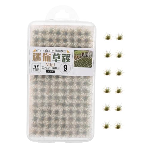 Housoutil Miniatur Künstliches Gras Static Grass Tuft Modell für Modelleisenbahn Gelände pro Box Langlebig Farbbeständig Vielseitig für Diorama Landschaftsdesign und Architekturmodelle von Housoutil