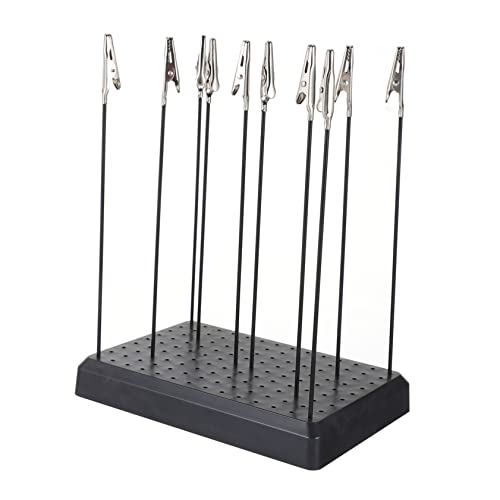 Housoutil Model Paint Stand mit Krokodilklemmen Basis für Modellbau Farbauftrag Robust und Langlebig für Spraylackierung und Trocknung Einfache Handhabung und Präzise Ergebnisse von Housoutil