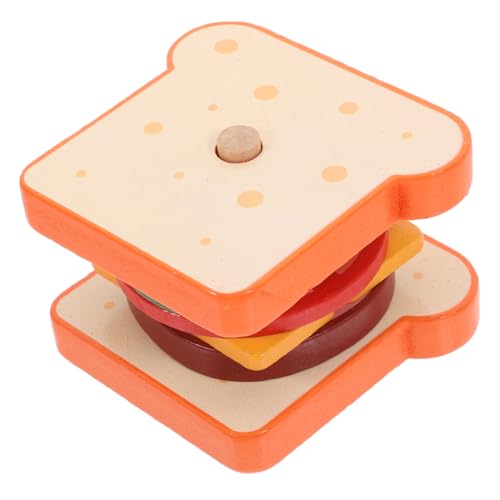 Housoutil Sandwich- Geburtstagsgeschenk holzspielzeug Entwicklungs Montessori Robustes Hamburger Burger -Stapelspielzeug Housoutil Sandwich- Geburtstagsgeschenk holzspielzeug Entwicklungs Montessori Robustes Hamburger Burger -Stapelspielzeug von Housoutil