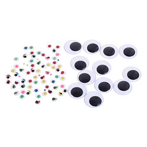 Housoutil Selbstklebende Wackelaugen für DIY Puppen mit Bunten und Schwarzen Augen für Kindergarten Bastelbedarf und Kreative Projekte Housoutil Selbstklebende Wackelaugen für DIY Puppen mit Bunten und Schwarzen Augen für Kindergarten Bastelbedarf und Kreative Projekte von Housoutil