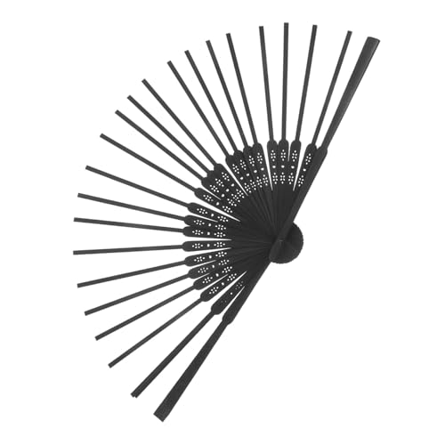 Housoutil Traditioneller Japanischer Faltbarer Fächerrahmen Handlicher DIY Fächergriff Leichter Faltfächer für Bastelprojekte Tragbar für Sommerreisen und Zen Dekorationen von Housoutil