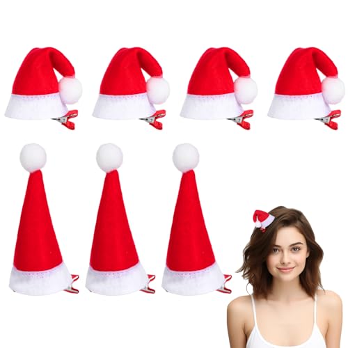 Housoutil Weihnachtsmützen-haarspangen, 12 Rote Weihnachtsmützen-clips, Mini-weihnachts-alligator-haarnadel, Entenschnabel-haarspangen für Feiertagspartys, 2 Stile Housoutil Weihnachtsmützen-haarspangen, 12 Rote Weihnachtsmützen-clips, Mini-weihnachts-alligator-haarnadel, Entenschnabel-haarspangen für Feiertagspartys, 2 Stile von Housoutil