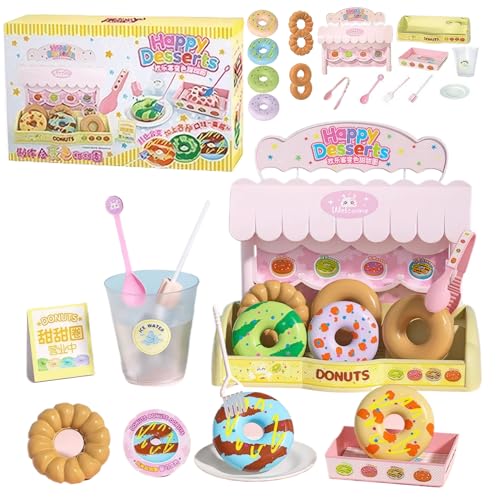 1 Set Essensspielzeug, Farbe ändern mit eiskaltem Wasser, Donut-Spielzeug, realistisches Rollenspiel, Kunststoff-Donuts, Essensspielzeug, pädagogisches Sinnesspielzeug für Kleinkinder, Jungen, Mädchen 1 Set Essensspielzeug, Farbe ändern mit eiskaltem Wasser, Donut-Spielzeug, realistisches Rollenspiel, Kunststoff-Donuts, Essensspielzeug, pädagogisches Sinnesspielzeug für Kleinkinder, Jungen, Mädchen von HoveeLuty