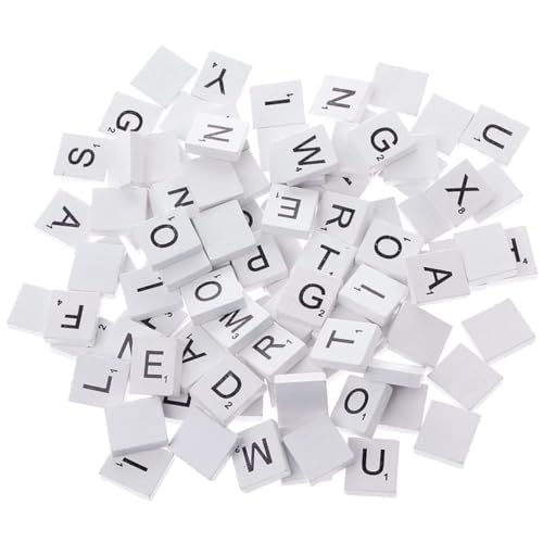 【100 Stück】 weiße Holzspäne DIY Englisches Alphabet Puzzle Alphabetisierungsquadrate Baby intellektuelle Entwicklung Holzspäne 【weiß】 【100 Stück】 weiße Holzspäne DIY Englisches Alphabet Puzzle Alphabetisierungsquadrate Baby intellektuelle Entwicklung Holzspäne 【weiß】 von HoveeLuty