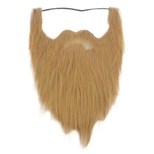 2 Pcs Fake Beards 17 In Long Halloween Ginger Goatee Fake Moustache with Elastic Band Brown Funny False Facial Hair Beard Wig For Men Halloween Costume Supplies Ginger Beard Beard Wig Fake Moustache 2 Pcs Fake Beards 17 In Long Halloween Ginger Goatee Fake Moustache with Elastic Band Brown Funny False Facial Hair Beard Wig For Men Halloween Costume Supplies Ginger Beard Beard Wig Fake Moustache von HoveeLuty