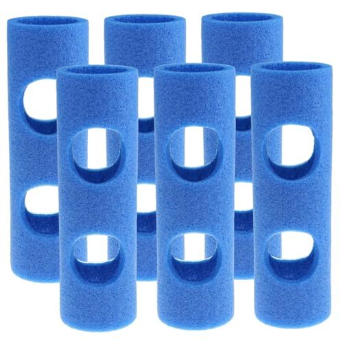 HoveeLuty 6 Stück Poolnudel-Verbinder, 6, 5 x 30 cm, Leichter Schaumstoff-Schwimmnudel-Verbinder mit 2 Löchern, praktische Schwimmhilfe für Kinder und Erwachsene. von HoveeLuty