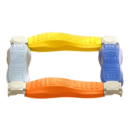 8-teiliges/Set Schwebebalken für Kinder, rutschfeste sensorische Trittsteine, robuste Balance-Trittsteine, Hindernisparcours im Hinterhof für Kinder, Grobmotorik, Aufbau der Koordination, sensori von HoveeLuty