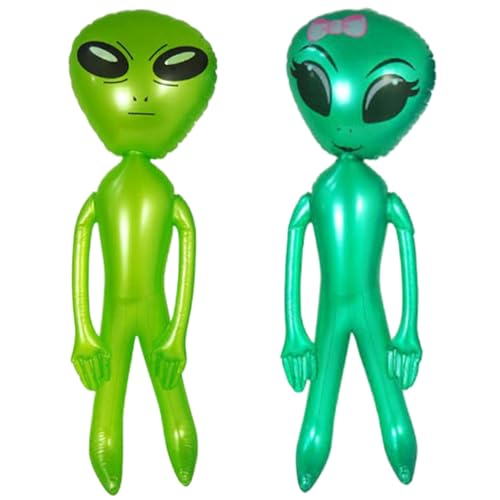 Aufblasbares Alien, 2 Stück, 125 cm, riesiges PVC, süßes aufblasbares Alien für Mädchen und Jungen, für Geburtstagspartys, Halloween-Dekorationen, Ballons, Dekor, Al Aufblasbares Alien, 2 Stück, 125 cm, riesiges PVC, süßes aufblasbares Alien für Mädchen und Jungen, für Geburtstagspartys, Halloween-Dekorationen, Ballons, Dekor, Al von HoveeLuty