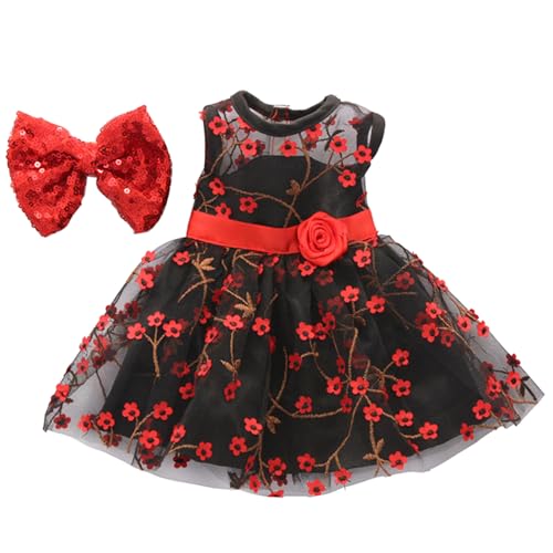 HoveeLuty 18 Zoll Puppenkleidung mit Haarband, Mädchen Puppenkleid, Blumendruck 18 Zoll Puppenoutfits, Wiederverwendbares Puppenzubehör Puppenoutfits Puppenkleidung HoveeLuty 18 Zoll Puppenkleidung mit Haarband, Mädchen Puppenkleid, Blumendruck 18 Zoll Puppenoutfits, Wiederverwendbares Puppenzubehör Puppenoutfits Puppenkleidung von HoveeLuty