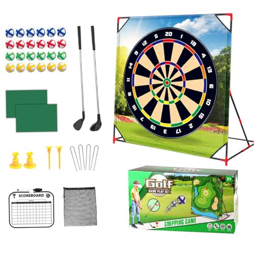 HoveeLuty Golf-Chipping-Spiel, tragbarer Sticky Golf Pro, Eltern-Kind-Interaktionsspiele für den Garten im Innen- und Außenbereich, Sticky Pro, Übungsset für Kinder von HoveeLuty