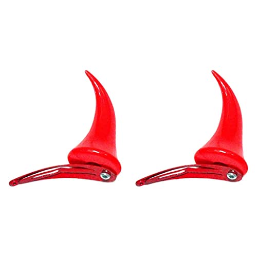 HoveeLuty Halloween Hair Clip Kostüme Dekorationen Red Devil Horns Haarclip Barrettes Pins Accessoires Für Frauen von HoveeLuty