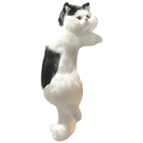 HoveeLuty Katzenplüsch, hängende Katze, Kuscheltiere, süße, realistische Katzensimulation, Kunstfell, falsche Katze, Katzendekor für Regal, Schrank, Fernsehbank, falsche, Katzenkuscheltiere, Katzenpu HoveeLuty Katzenplüsch, hängende Katze, Kuscheltiere, süße, realistische Katzensimulation, Kunstfell, falsche Katze, Katzendekor für Regal, Schrank, Fernsehbank, falsche, Katzenkuscheltiere, Katzenpu von HoveeLuty
