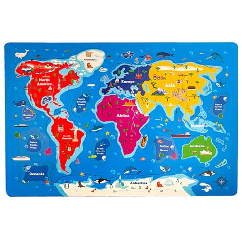HoveeLuty Kinderpuzzle, 45-teiliges USA-Karten-Puzzle, magnetische Holzpuzzles für Kinder im Alter von 4–6 Jahren, grüne Puzzles für Kinder, Puzzles für im Alter von 4–6 Jahren HoveeLuty Kinderpuzzle, 45-teiliges USA-Karten-Puzzle, magnetische Holzpuzzles für Kinder im Alter von 4–6 Jahren, grüne Puzzles für Kinder, Puzzles für im Alter von 4–6 Jahren von HoveeLuty